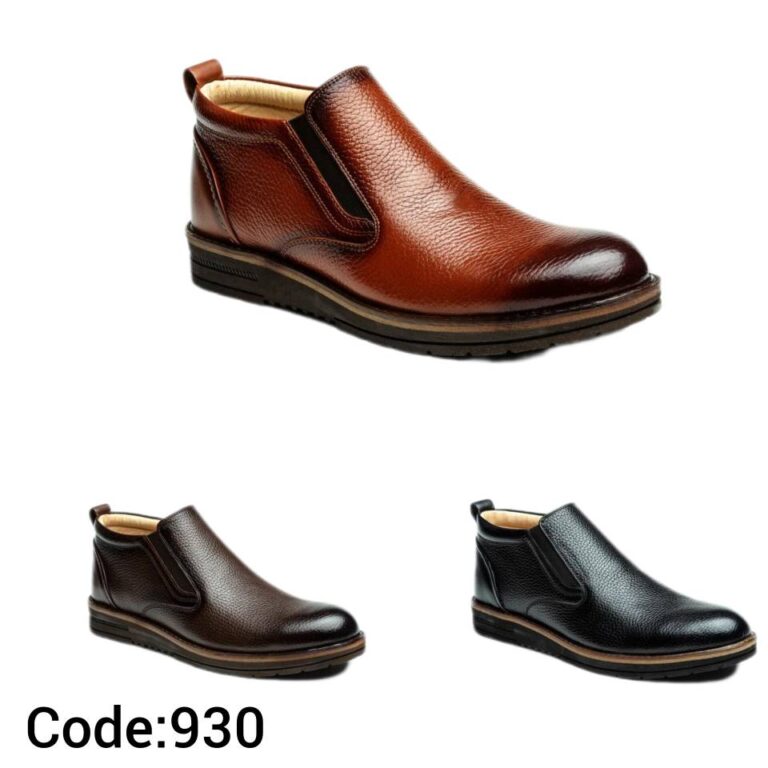 کفش مردانه بی بند کد 930